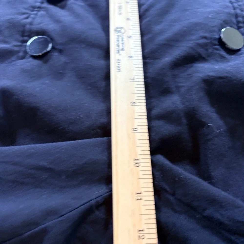 Kate Spade Sailor Pant Women 6 Black Wool Blend High Waisted Straight Leg Slacks